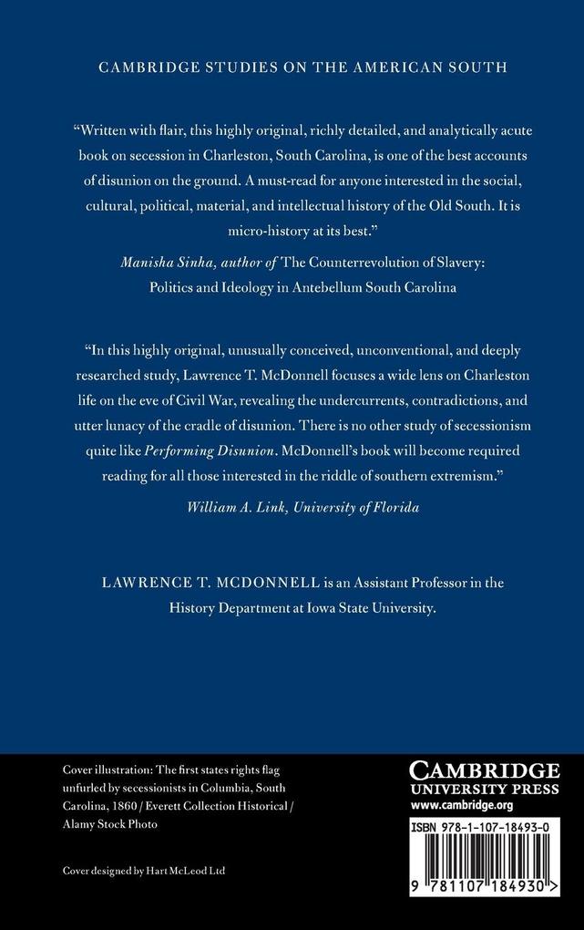 Weitere Ansicht: Performing Disunion | Lawrence T. McDonnell