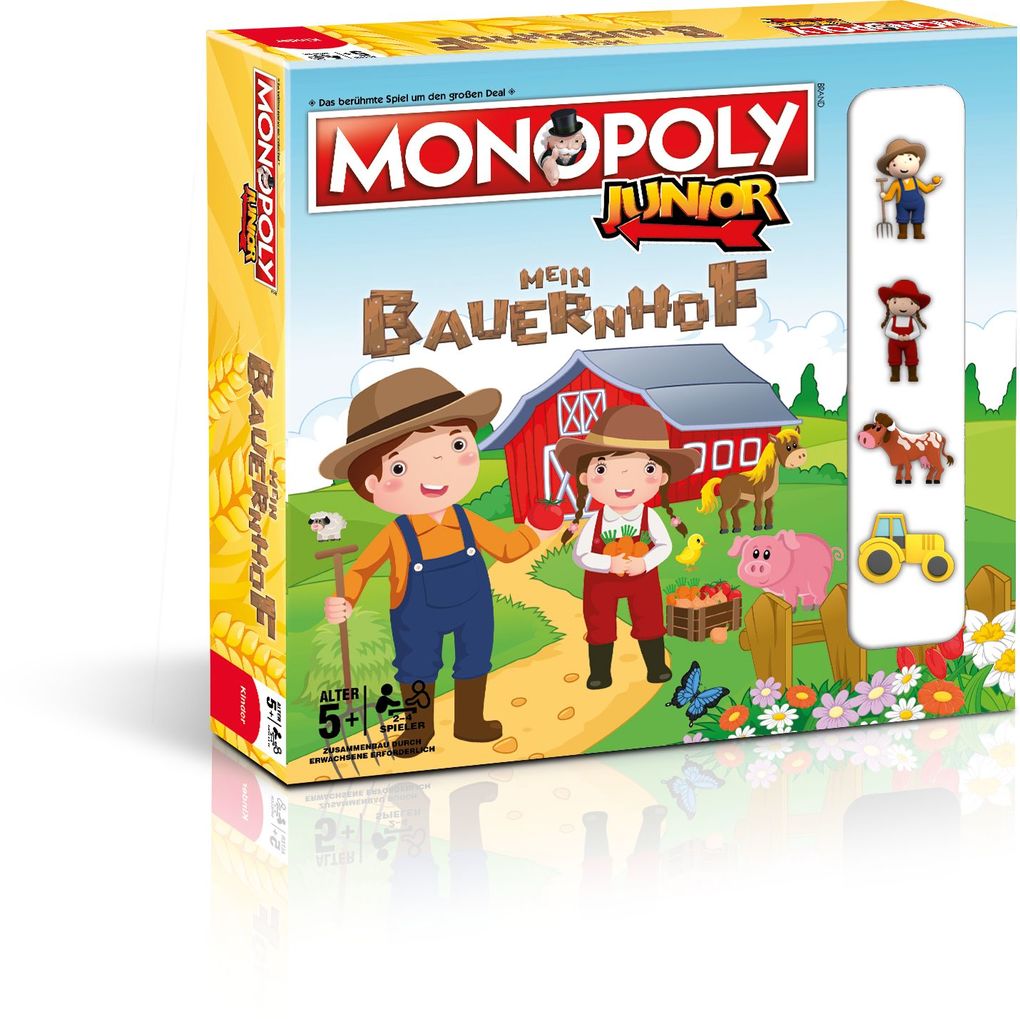 Produktbild: Winning Moves - Monopoly Junior - Mein Bauernhof
