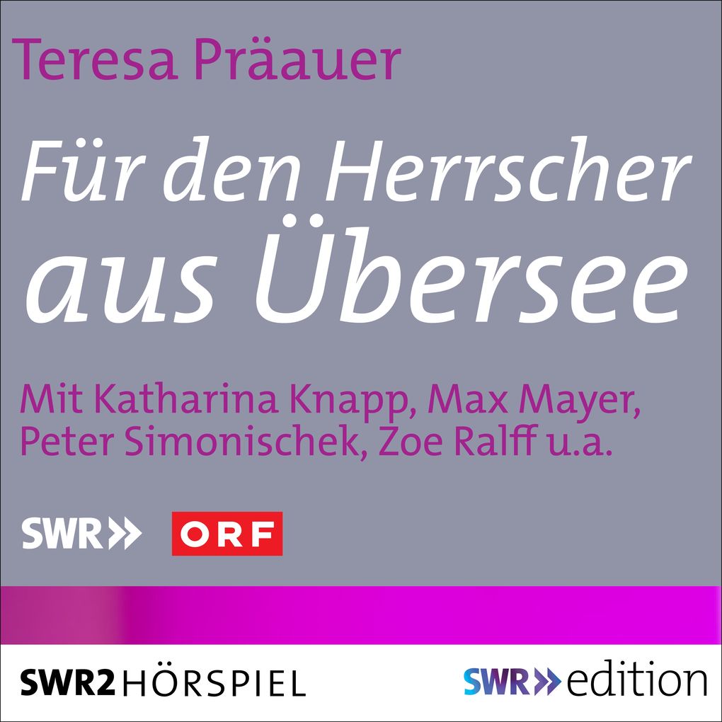Produktbild: Für den Herrscher aus Übersee | Teresa Präauer