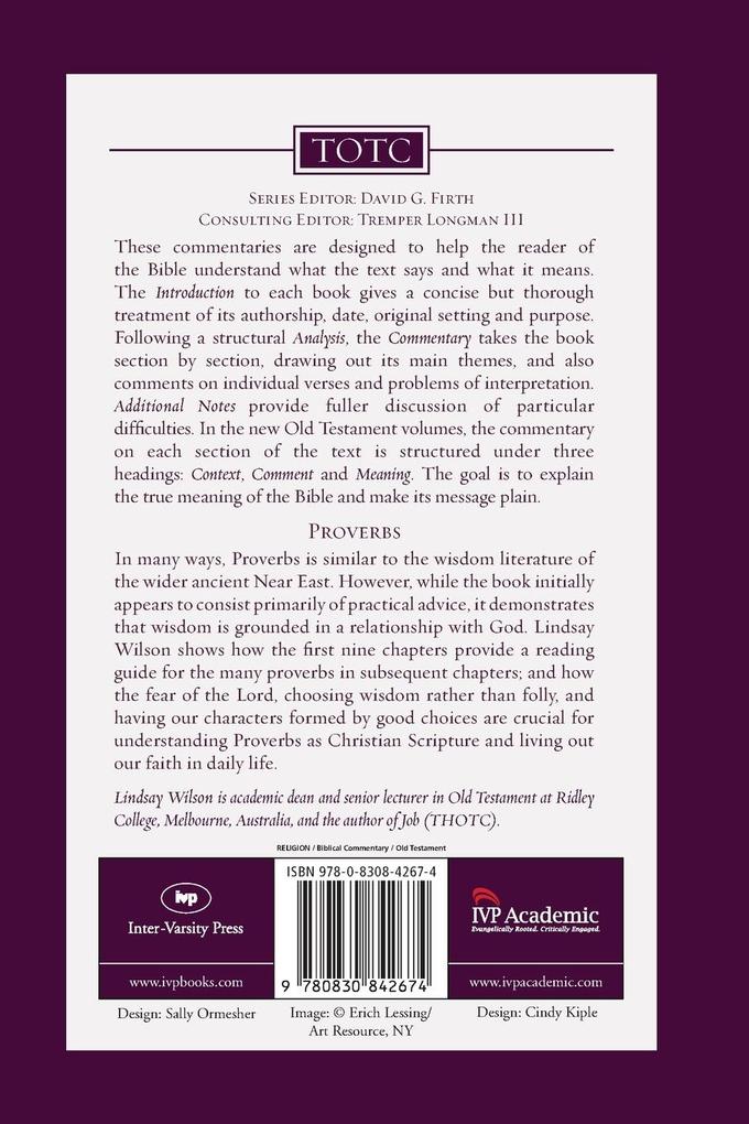 Weitere Ansicht: Proverbs | Lindsay Wilson