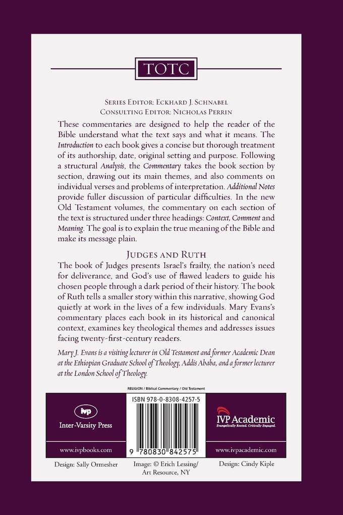 Weitere Ansicht: Judges and Ruth | Mary J Evans