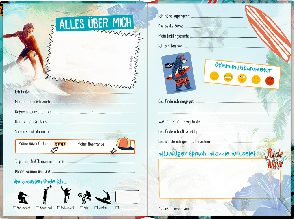 Weitere Ansicht: Freundebuch - Meine Freunde - Sport