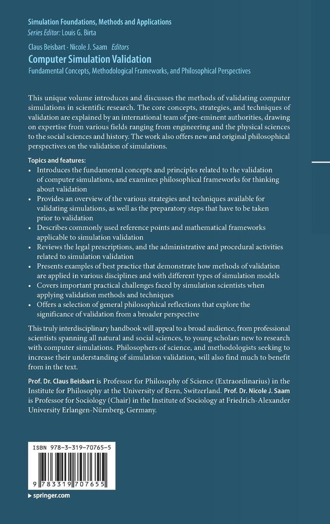 Weitere Ansicht: Computer Simulation Validation