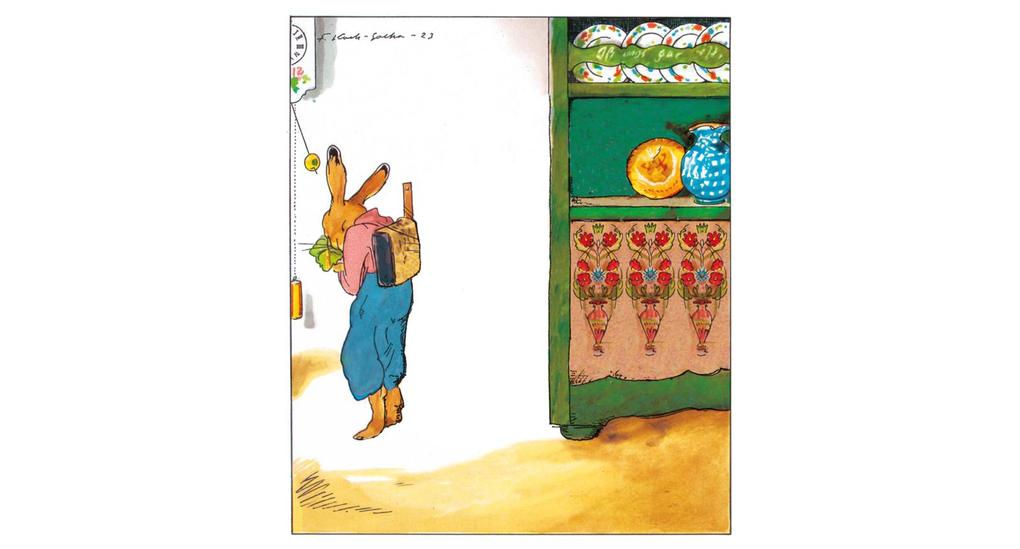 Weitere Ansicht: Die Häschenschule - Pop-up-Leporello-Buch | Albert Sixtus