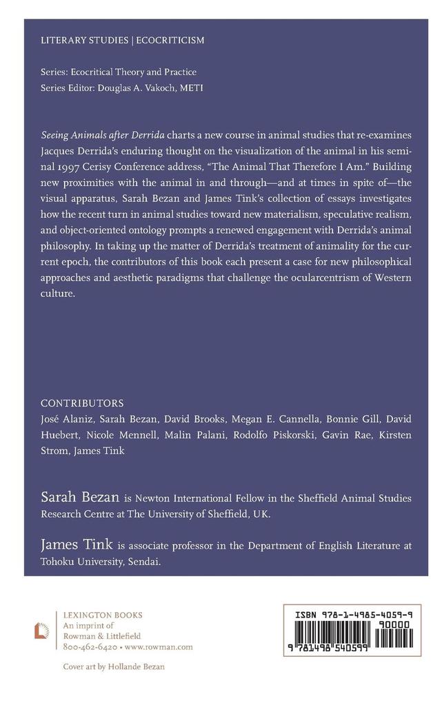 Weitere Ansicht: Seeing Animals after Derrida