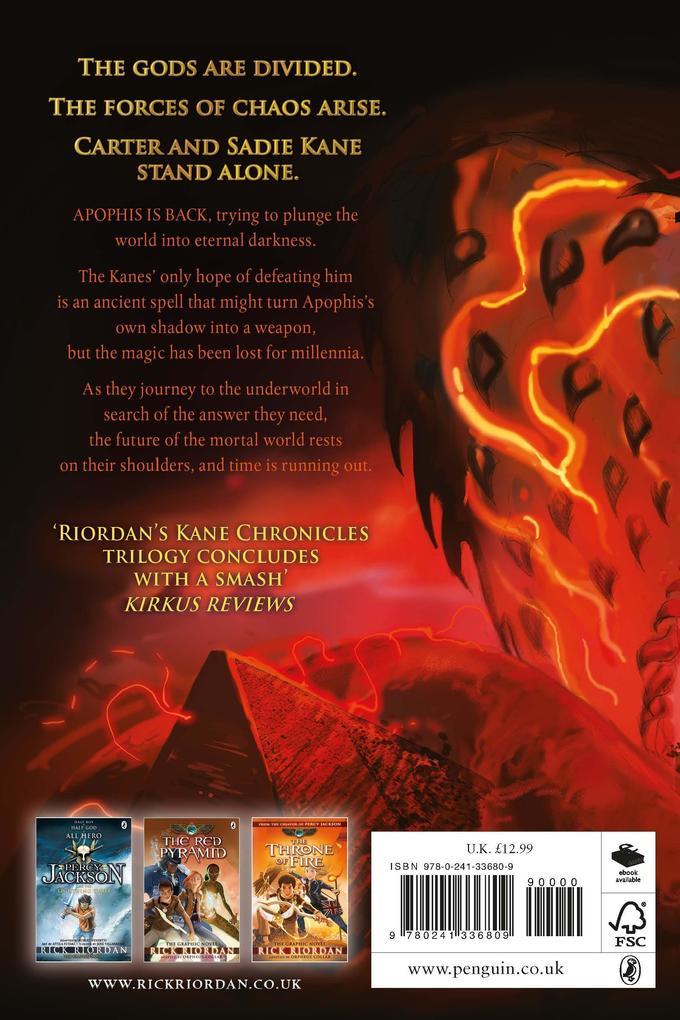 Weitere Ansicht: The Serpent's Shadow: The Graphic Novel (The Kane Chronicles Book 3) | Rick Riordan