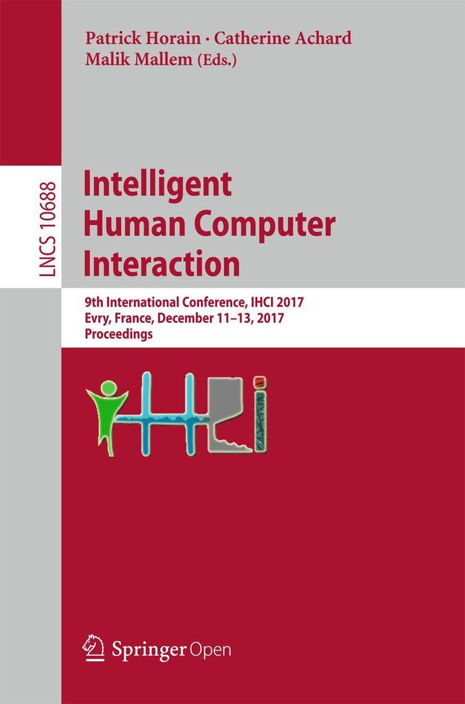 Produktbild: Intelligent Human Computer Interaction