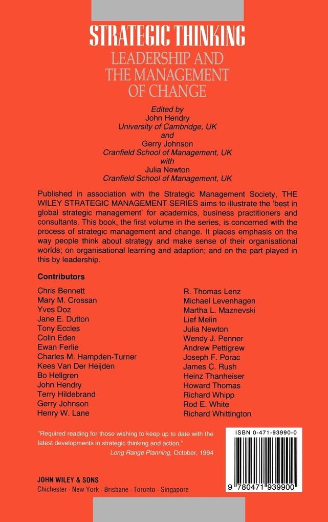 Weitere Ansicht: Strategic Thinking