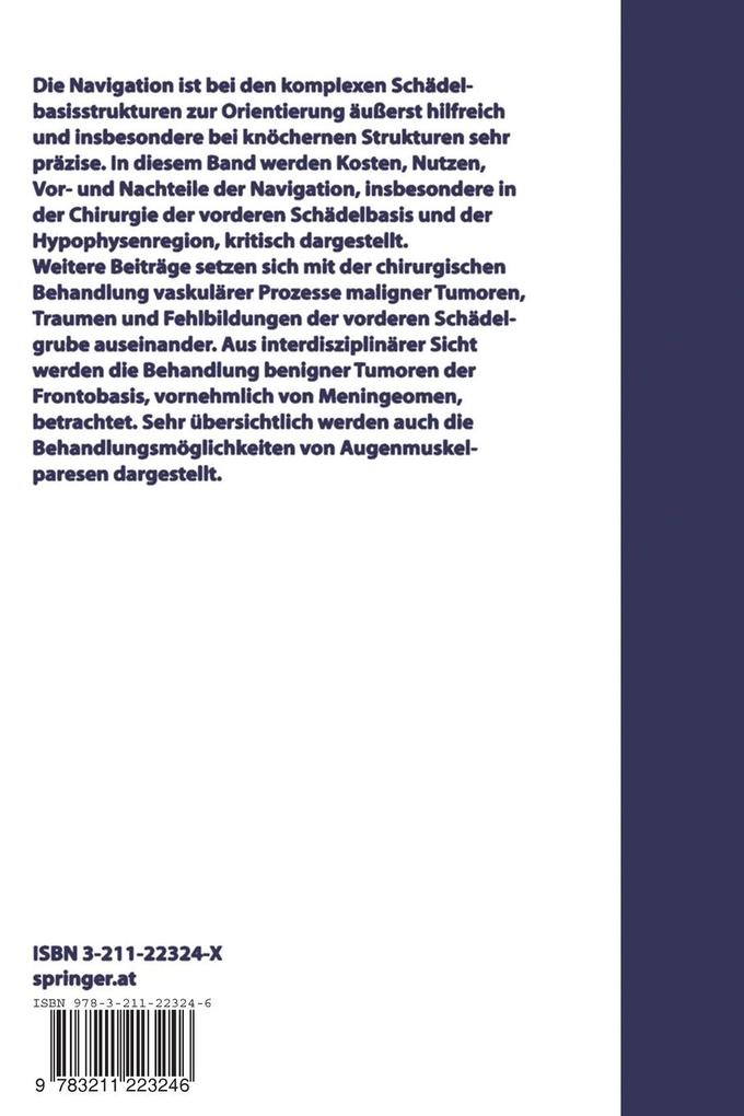 Weitere Ansicht: Schädelbasischirurgie