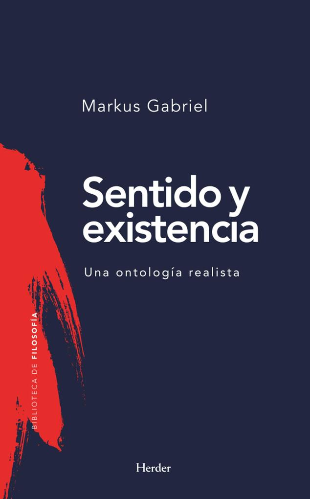 Produktbild: Sentido y existencia | Markus Gabriel