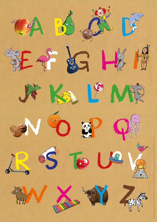Produktbild: Mein buntes Abc-Poster