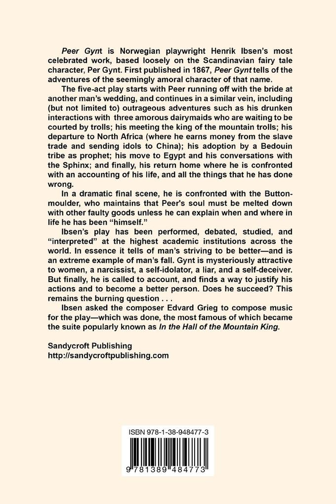 Weitere Ansicht: Peer Gynt | Henrik Ibsen