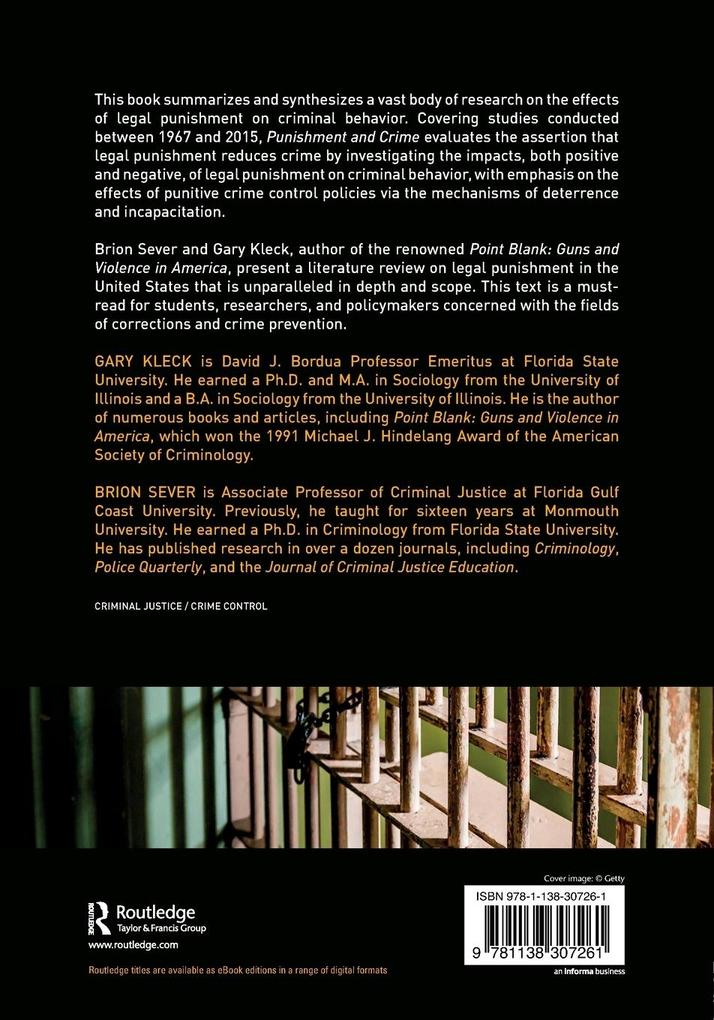Weitere Ansicht: Punishment and Crime | Gary Kleck, Brion Sever
