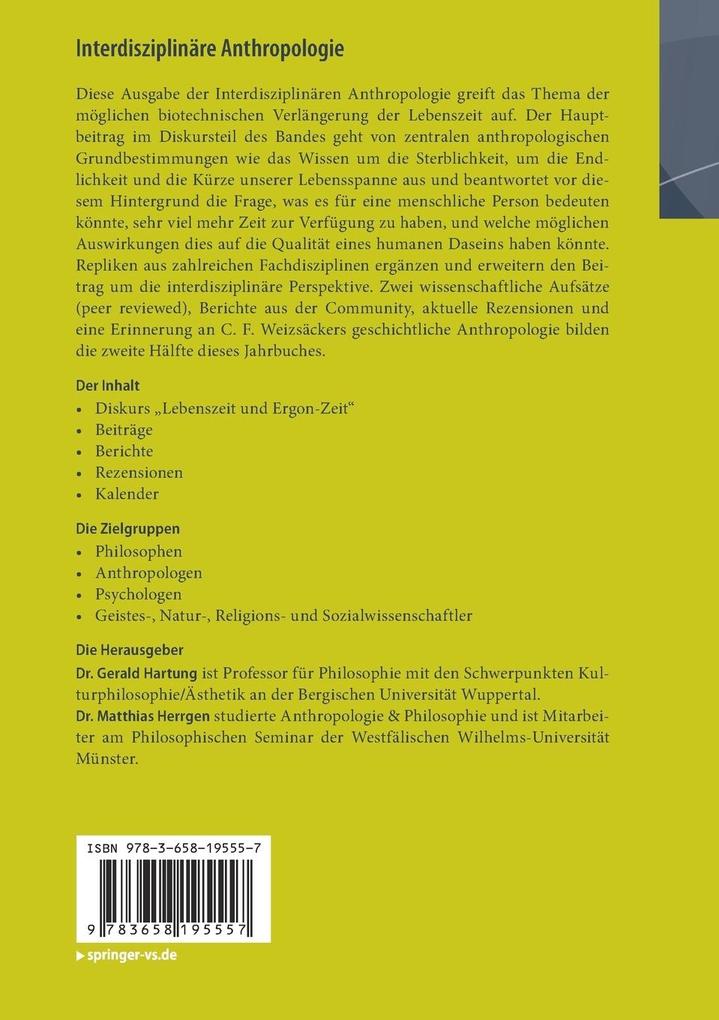 Weitere Ansicht: Interdisziplinäre Anthropologie