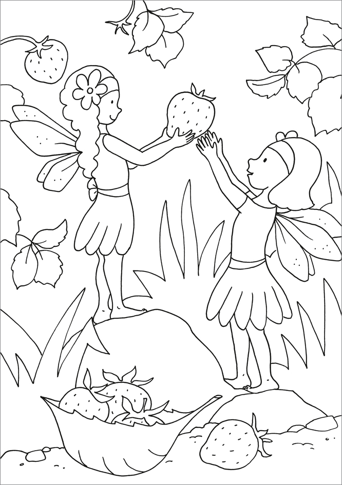 Weitere Ansicht: Glitzerzauber-Malblock Elfen und Feen