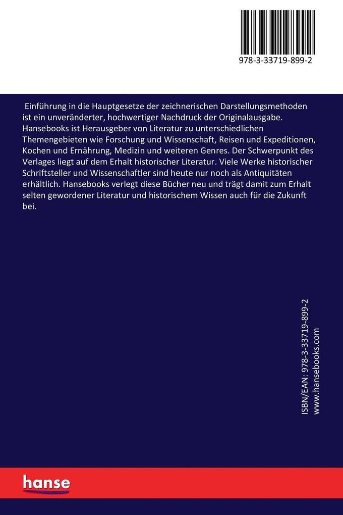 Weitere Ansicht: Einführung in die Hauptgesetze der zeichnerischen Darstellungsmethoden | Arthur Schoenflies