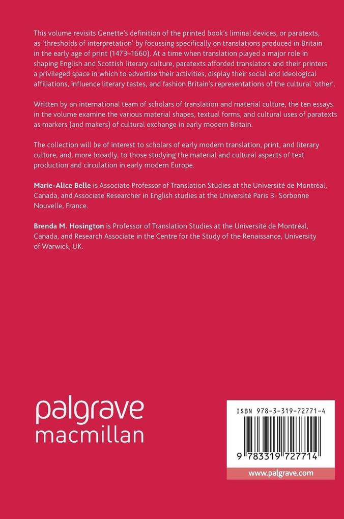 Weitere Ansicht: Thresholds of Translation