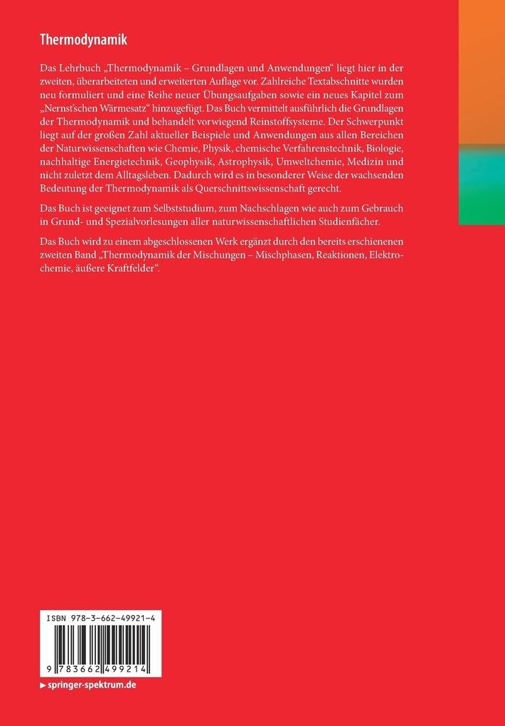 Weitere Ansicht: Thermodynamik | Andreas Heintz