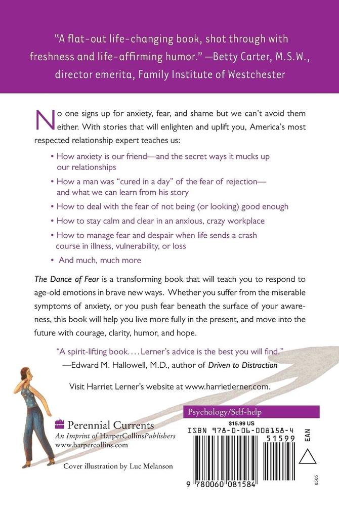 Weitere Ansicht: The Dance of Fear | Harriet Lerner