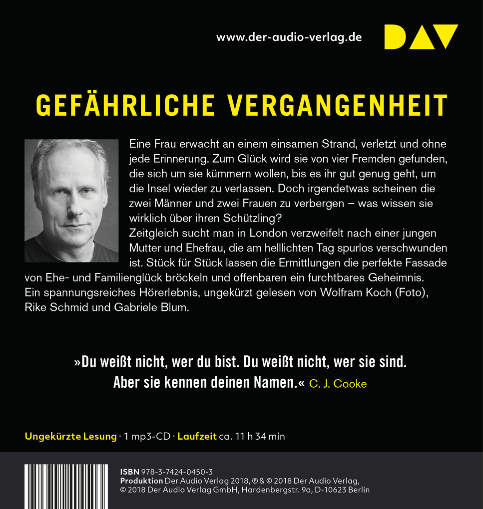 Weitere Ansicht: Broken Memory, 1 Audio-CD, 1 MP3 | C. J. Cooke