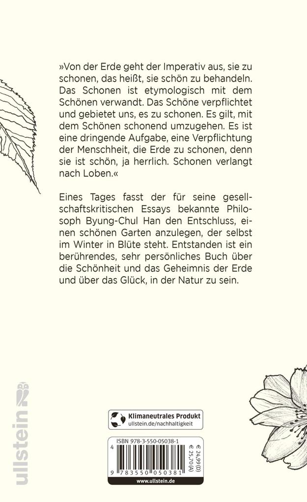 Weitere Ansicht: Lob der Erde | Byung-Chul Han
