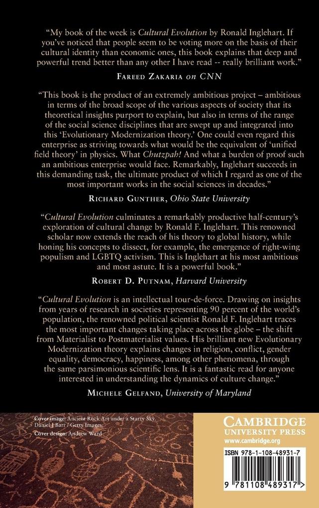 Weitere Ansicht: Cultural Evolution | Ronald F Inglehart