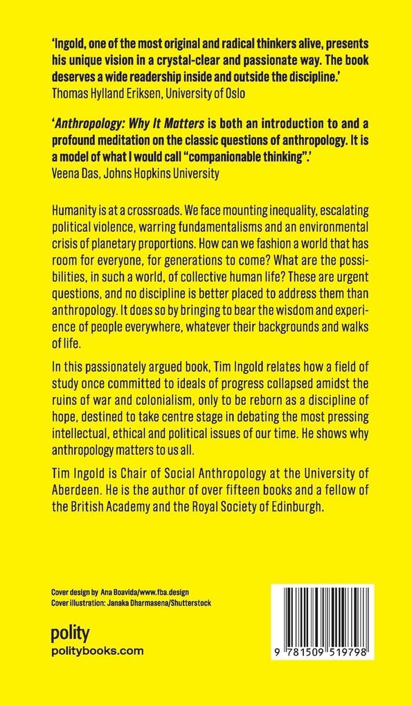 Weitere Ansicht: Anthropology | Tim Ingold