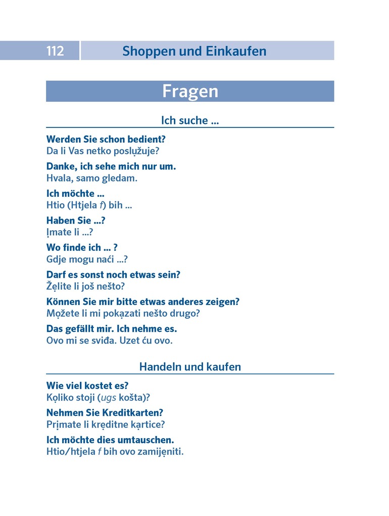 Weitere Ansicht: PONS Pocket-Sprachführer Kroatisch