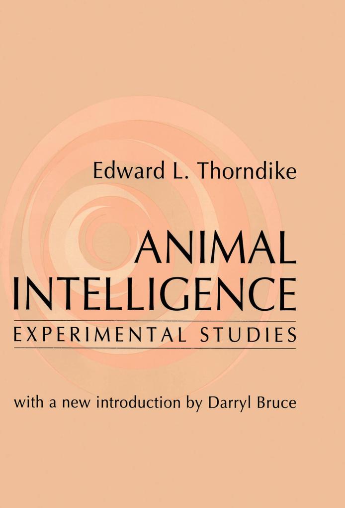 Produktbild: Animal Intelligence | Edward Thorndike