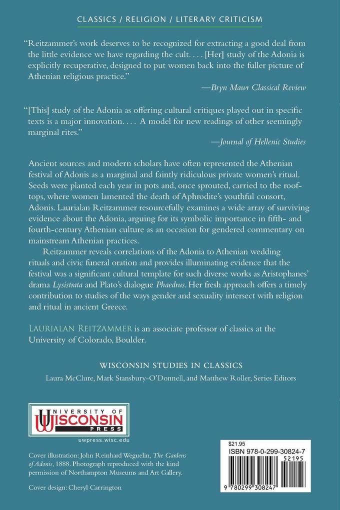 Weitere Ansicht: The Athenian Adonia in Context | Laurialan Reitzammer