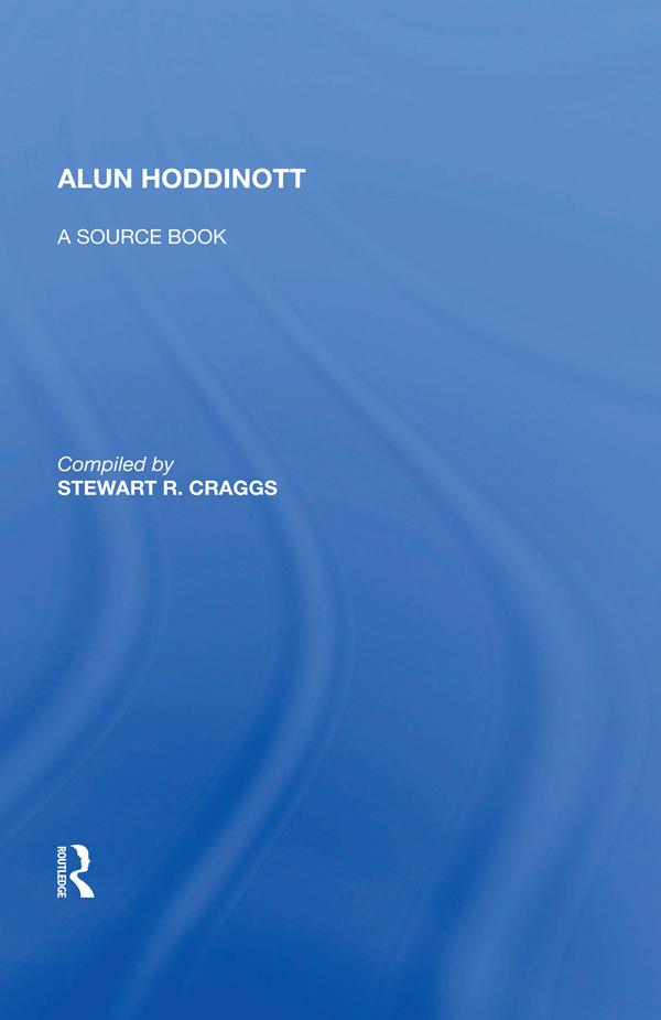 Produktbild: Alun Hoddinott | R. Craggs Stewart