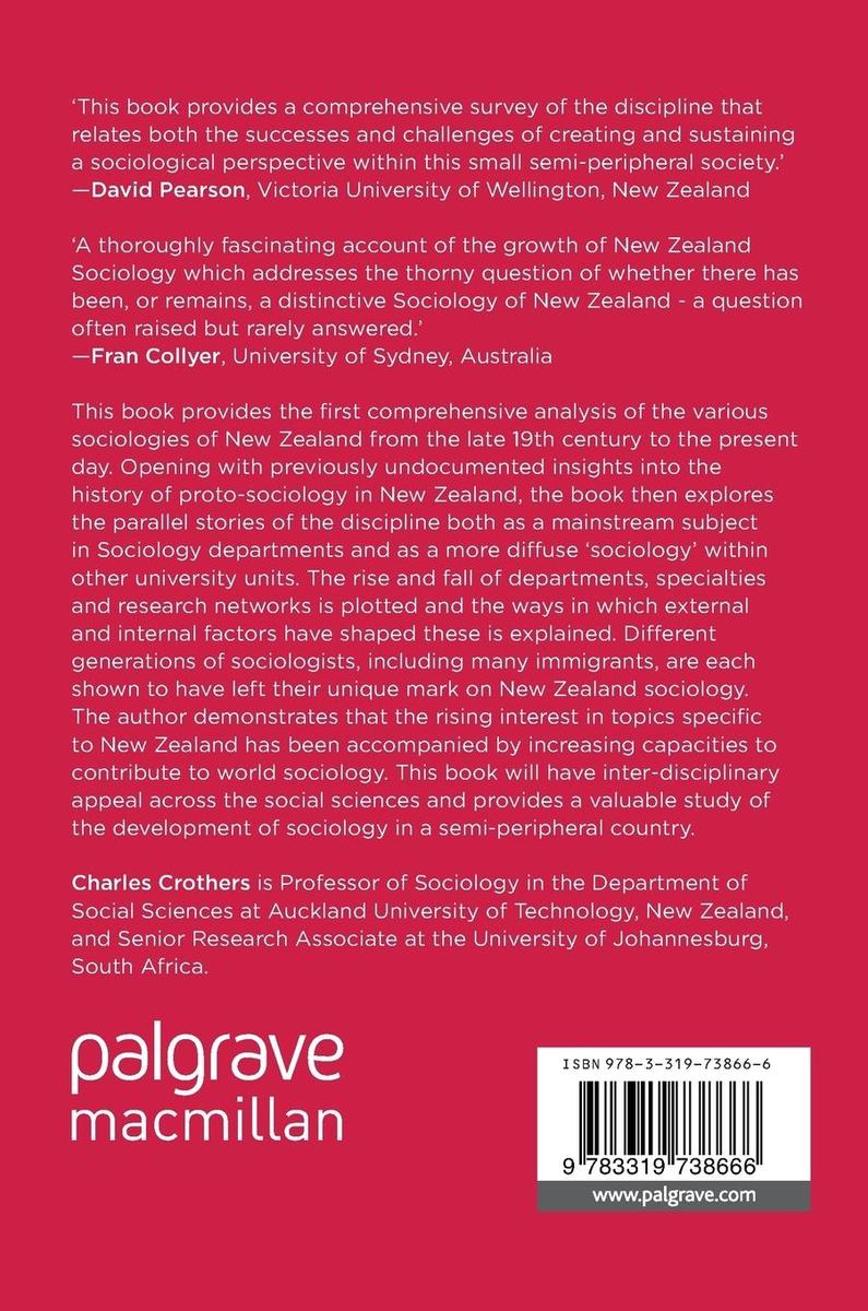 Weitere Ansicht: Sociologies of New Zealand | Charles Crothers