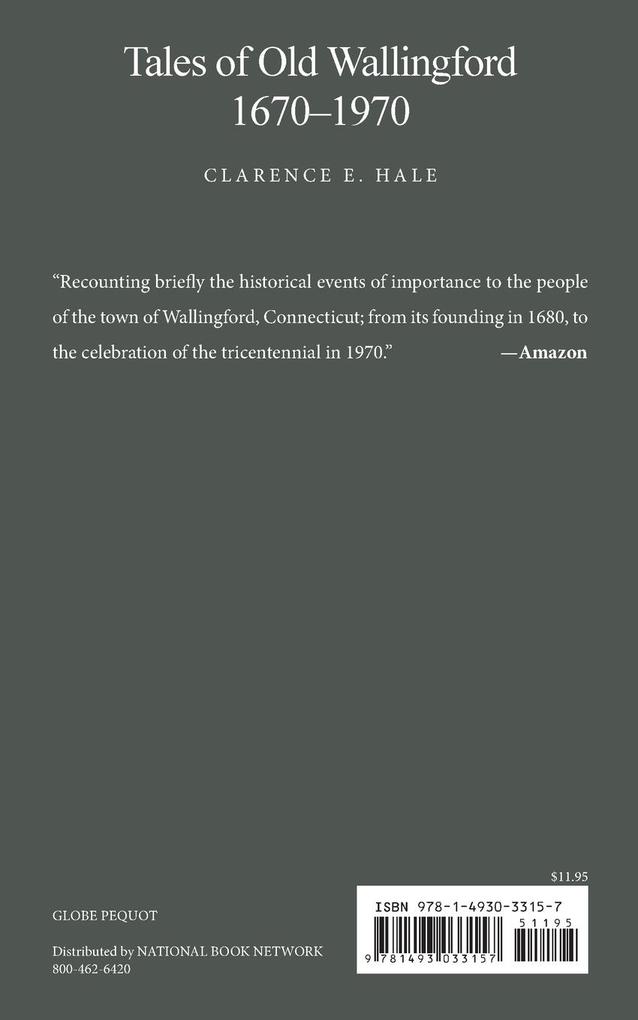 Weitere Ansicht: Tales of Old Wallingford 1670-1970 | Clarence E. Hale