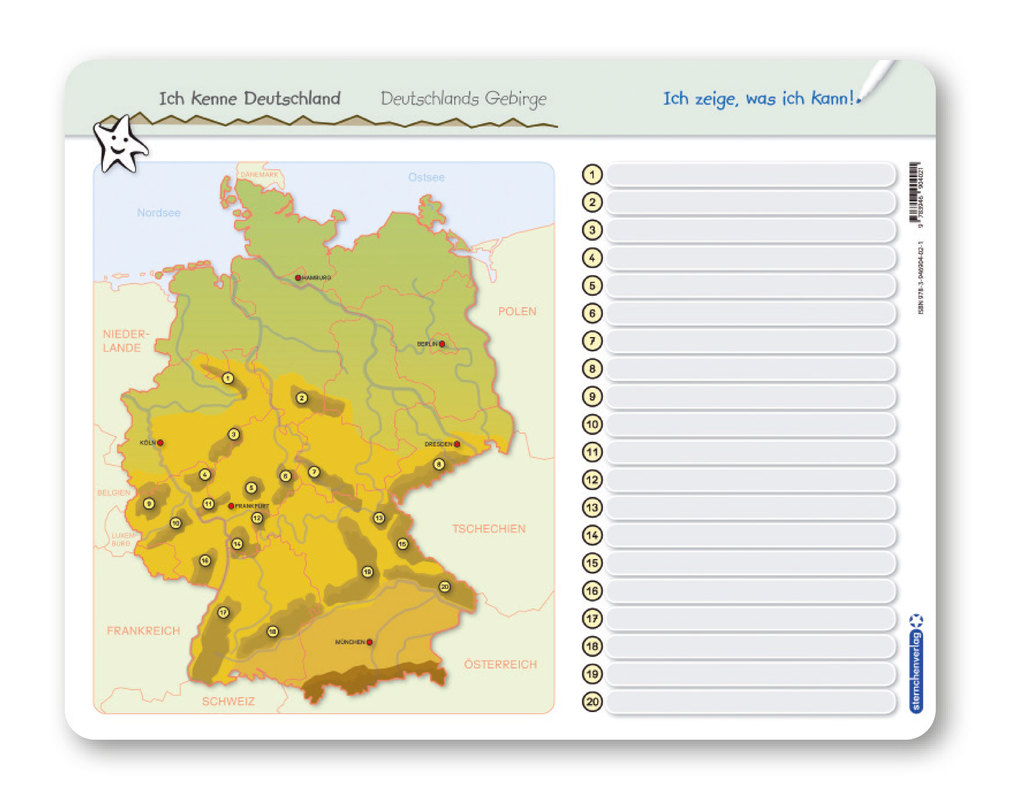 Weitere Ansicht: Ich kenne Deutschland - Deutschlands Gebirge | Katrin Langhans, sternchenverlag GmbH