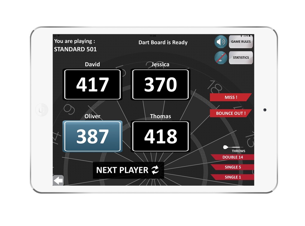 Weitere Ansicht: Smartness E-Dartboard Arcadia 4.0