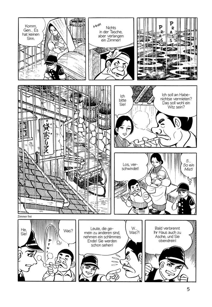 Weitere Ansicht: Barfuß durch Hiroshima 03. Kampf ums Überleben | Keiji Nakazawa