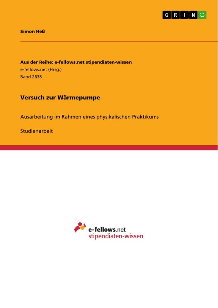 Produktbild: Versuch zur Wärmepumpe | Simon Heß