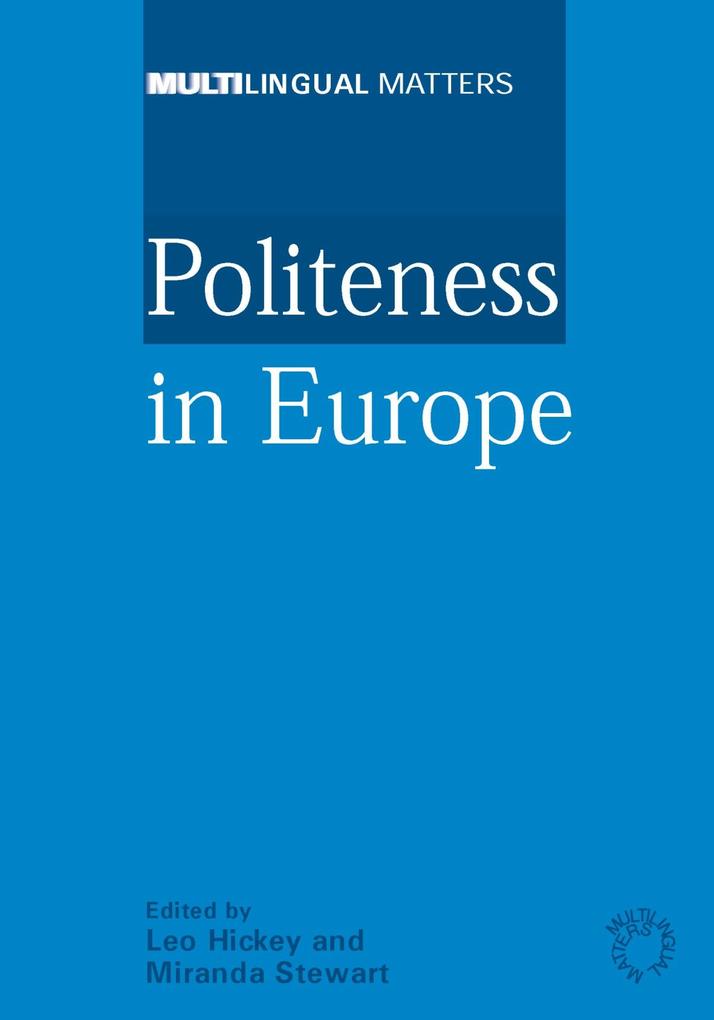Produktbild: Politeness in Europe