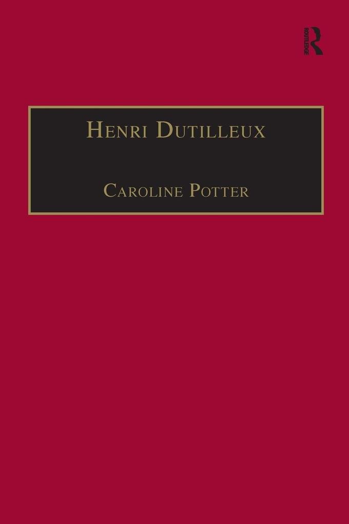 Produktbild: Henri Dutilleux | Caroline Potter