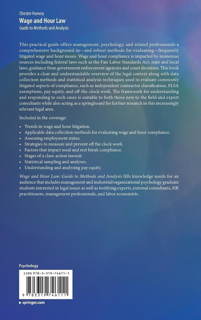 Weitere Ansicht: Wage and Hour Law | Chester Hanvey