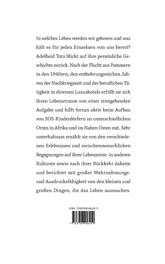 Weitere Ansicht: In dieses Leben gekommen | Adelheid Totz