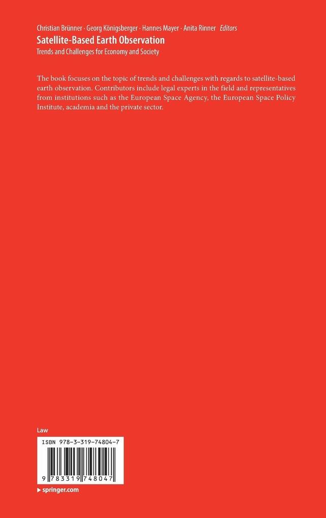 Weitere Ansicht: Satellite-Based Earth Observation