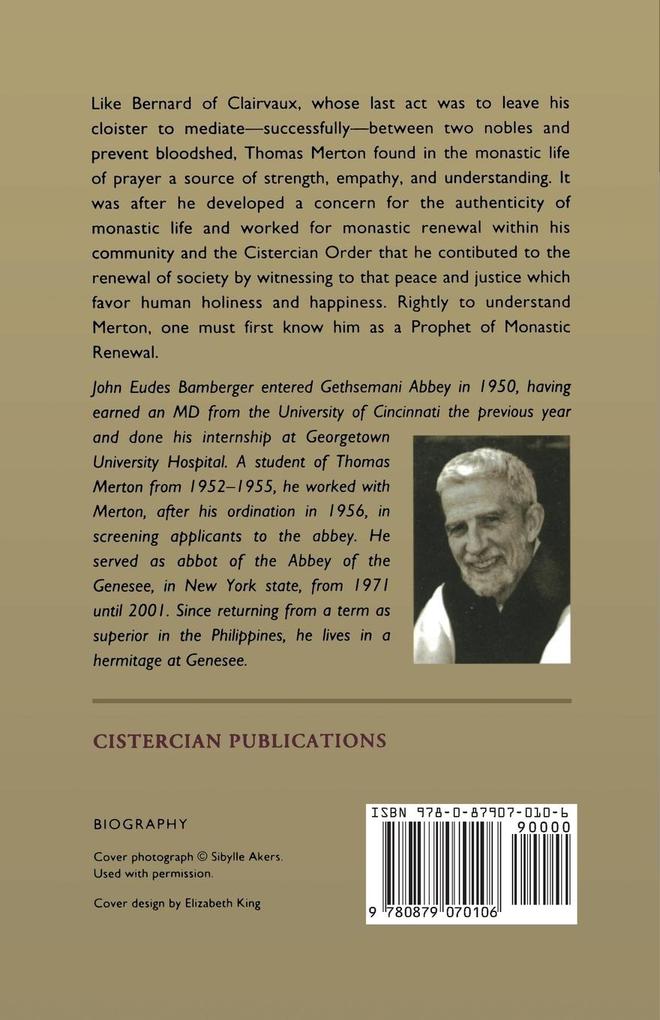 Weitere Ansicht: Thomas Merton | John Eudes Bamberger