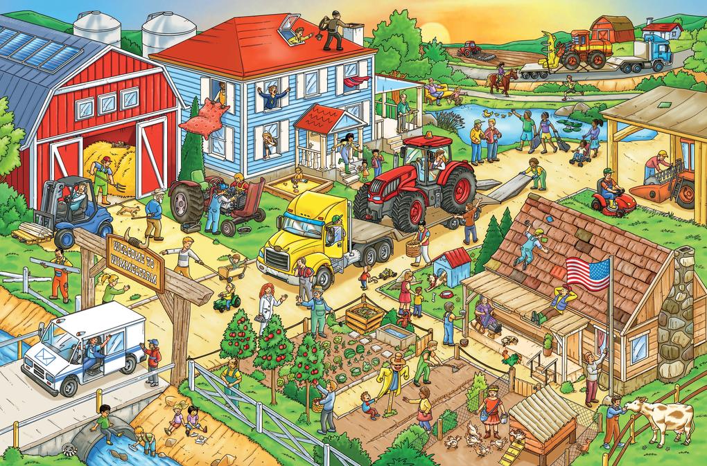 Weitere Ansicht: My Big Wimmelbook(r) - On the Farm | Max Walther