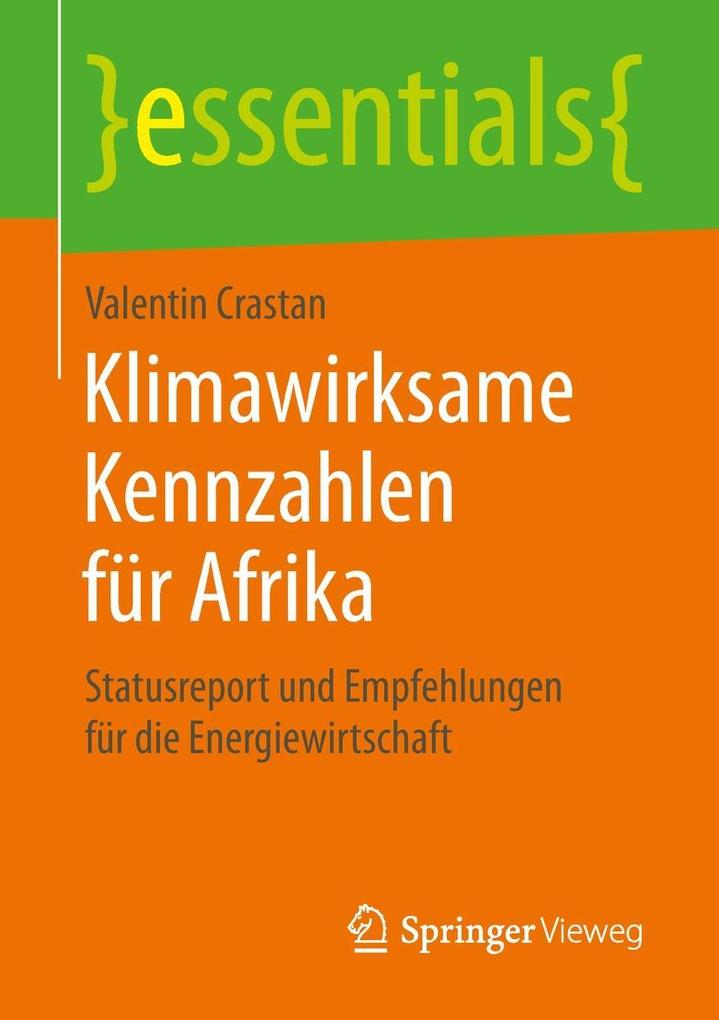 Produktbild: Klimawirksame Kennzahlen für Afrika | Valentin Crastan