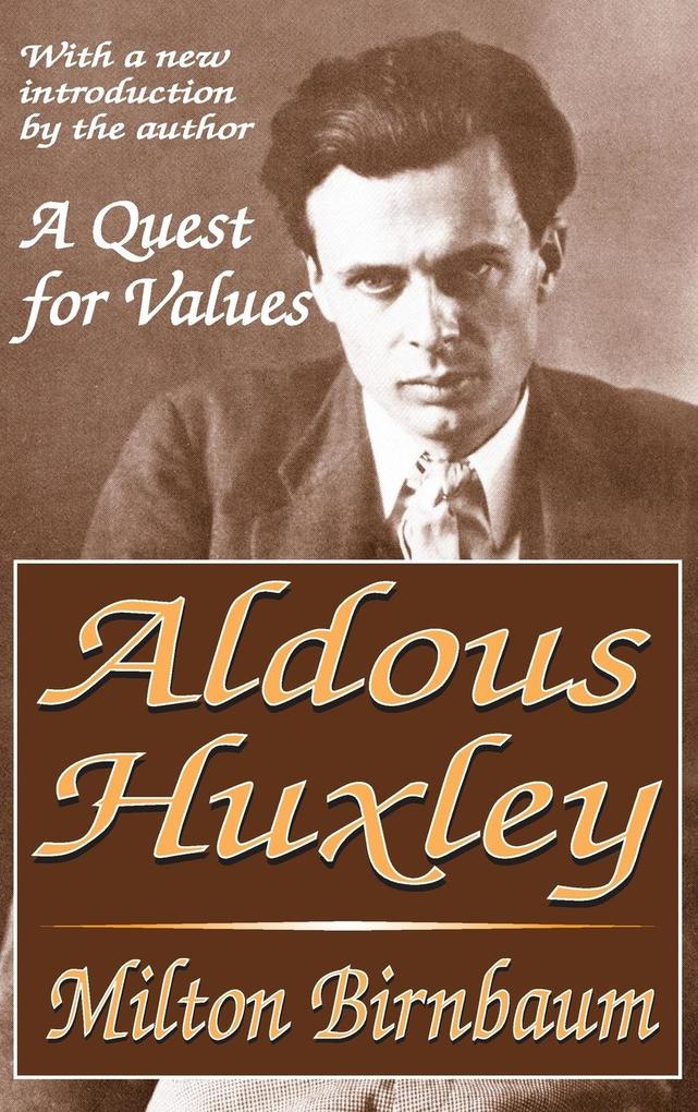 Produktbild: Aldous Huxley | Milton Birnbaum