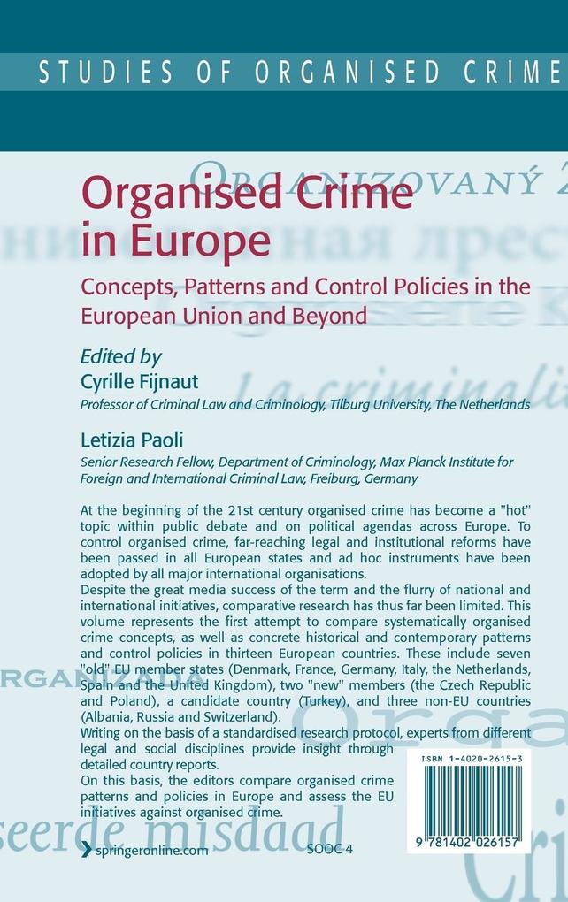 Weitere Ansicht: Organised Crime in Europe
