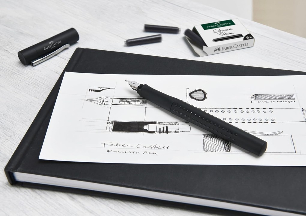 Weitere Ansicht: Faber-Castell Standard Tintenpatrone schwarz 6er Set