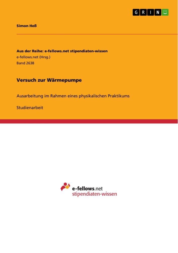 Produktbild: Versuch zur Wärmepumpe | Simon Heß
