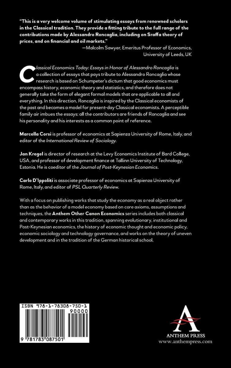 Weitere Ansicht: Classical Economics Today